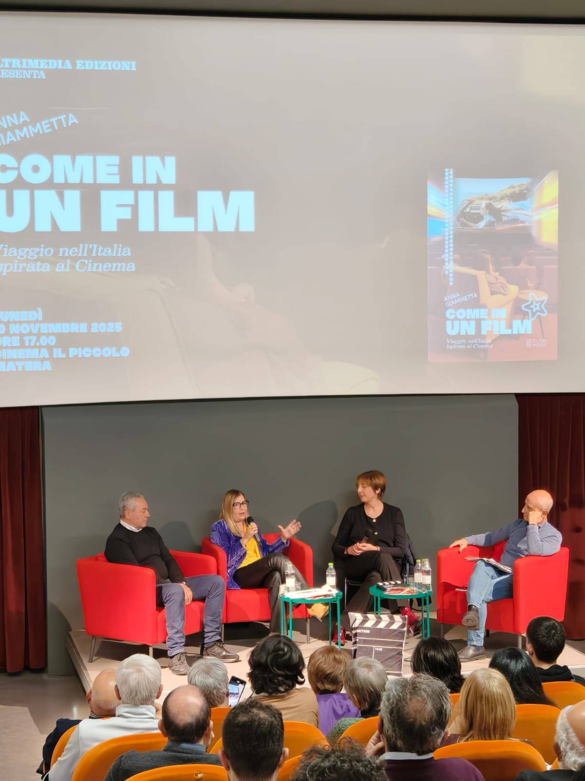 Grande partecipazione per la prima nazionale di "Come in un film. L'Italia ispirata al cinema" di Anna Giammetta