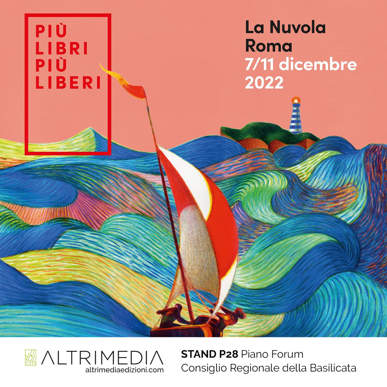 Altrimedia Edizioni a “Più Libri Più Liberi”, la Fiera della Piccola e Media Editoria, a Roma dal 7 all’11 dicembre