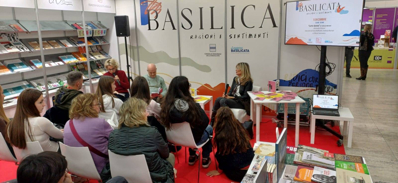 Presentati i volumi di Stefania Martani e Annalisa Psitoia alla Fiera Più Libri Più Liberi alla Nuvola di Roma